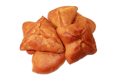 Пирожок с грибами и картофелем